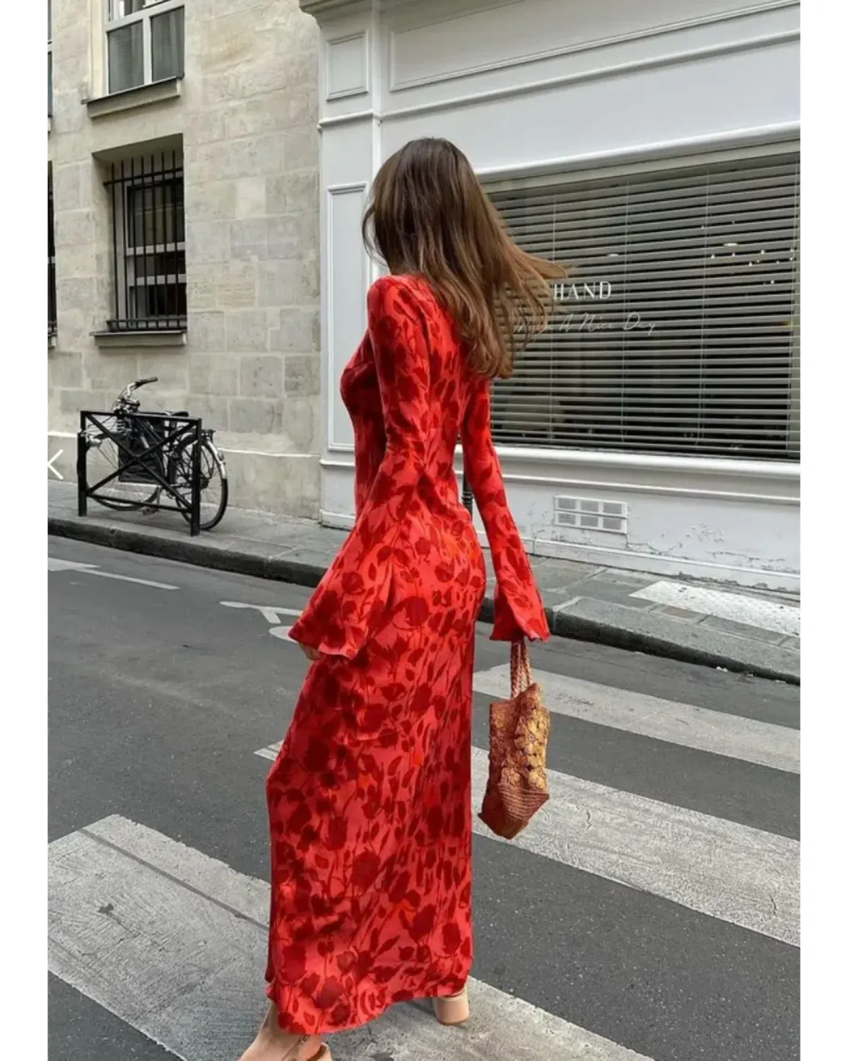 Realisation Par The Gia Maxi Dress Havana Print Size L - Image 7