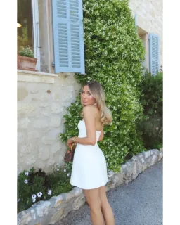 Odd Muse Ultimate Muse Structured Mini Dress White Size S / AU 8 for rent on The Volte - image 6