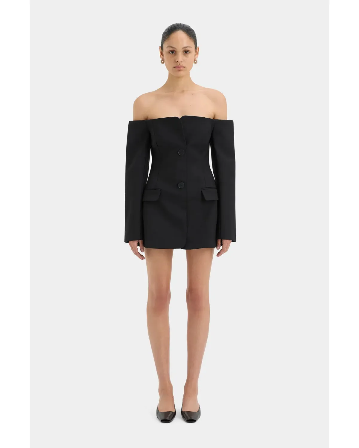 Sir The Label Sandrine Mini Dress Black Size AU 4-6 - Image 1