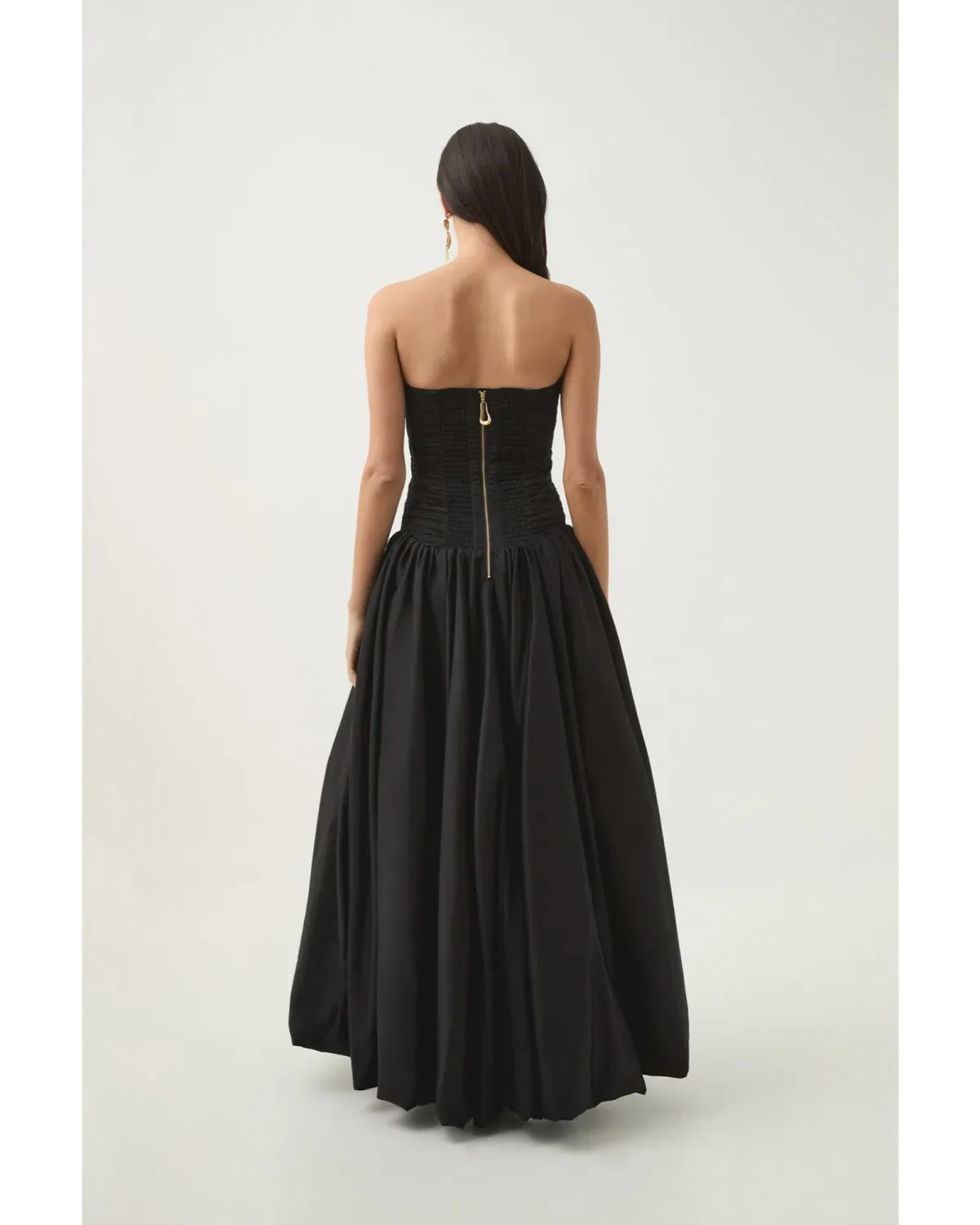 Aje Violette Bubble Hem Maxi Dress in Black Size AU 8 - Image 4