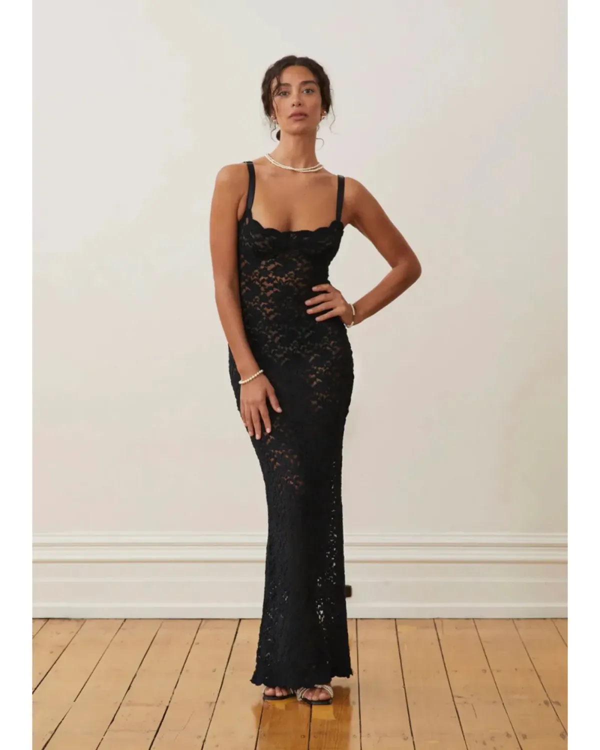 Arcina Ori Margot Dress Black Size S / AU 8 for rent on The Volte - main image