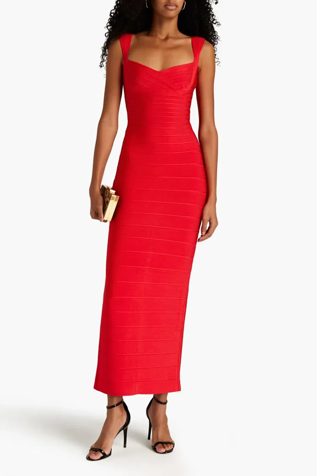 Herve Leger Bandage Gown Papaya Size XS / AU 6 for rent on The Volte - main image