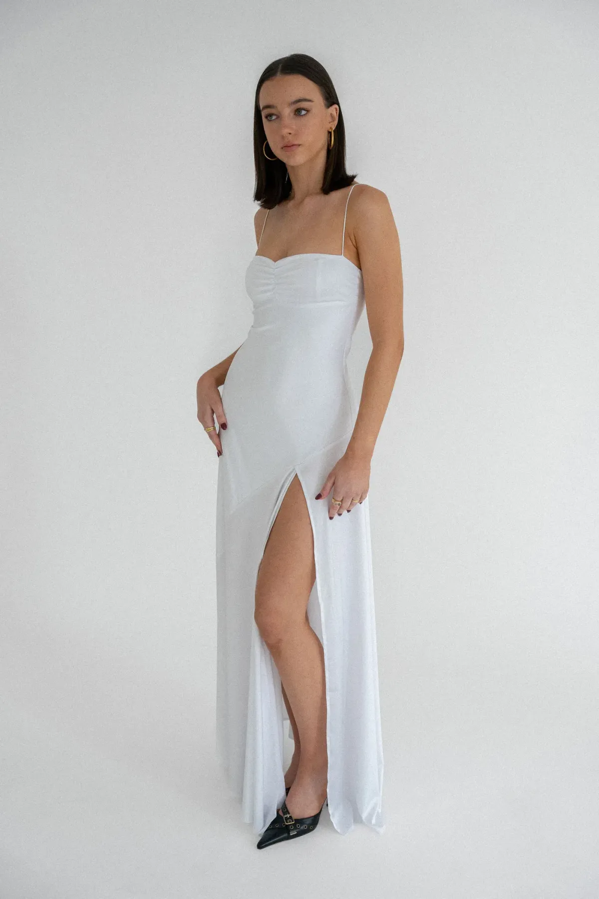 HNTR the Label Gaia Gown Blanc Size M / AU 10 - Image 1