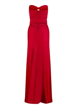 HNTR the Label Inka Gown Wine Red Size S / AU 8 for rent on The Volte - image 2