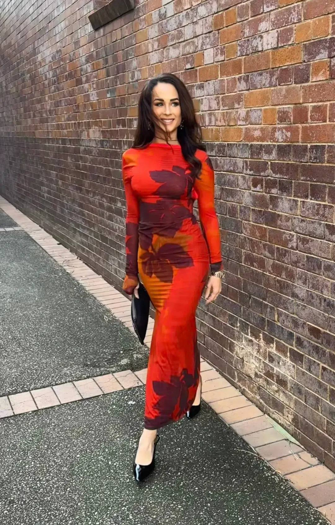 Sir The Label Libertine Cut Out Midi Dress Wren Print Size 0 / AU 6 for rent on The Volte - main image