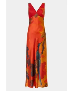 Sir The Label Lush V Neck Slip Dress Wren Print Size 0 / AU 6 for rent on The Volte - image 4