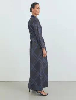 Viktoria and Woods Flawless Shirt Dress in Patchwork Print Size 0 / AU 6 for rent on The Volte - image 2