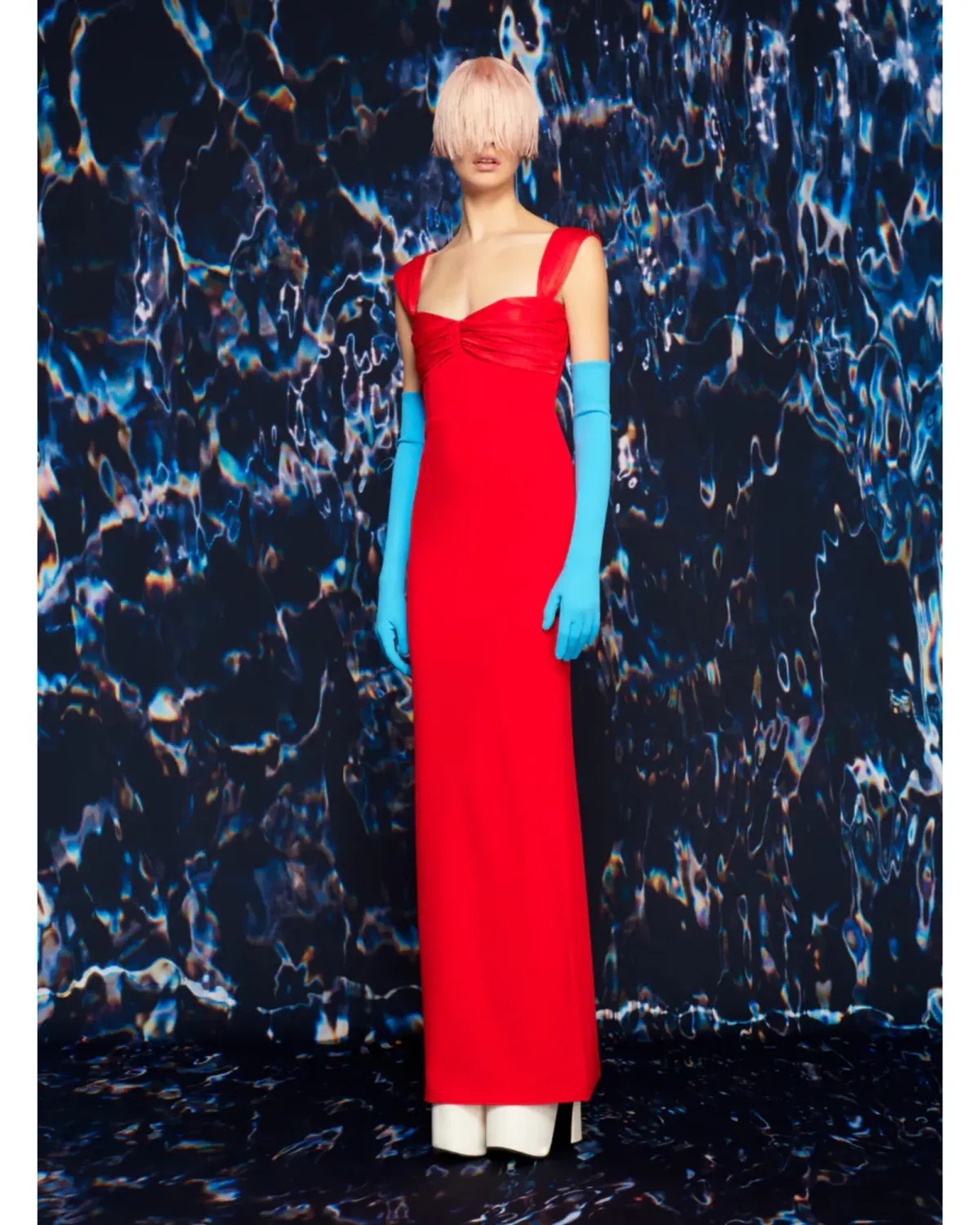 Solace London Calluna Maxi Dress in Red Size AU 4 - Image 1