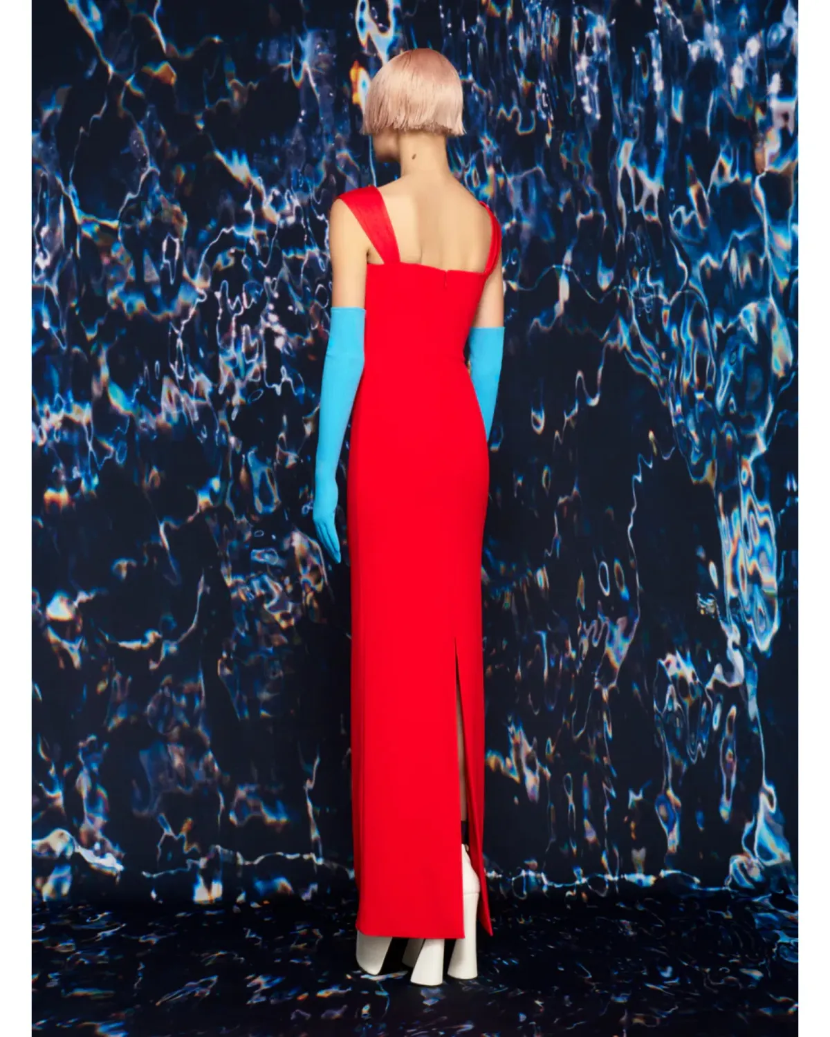 Solace London Calluna Maxi Dress in Red Size AU 4 - Image 2