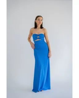 HNTR The Label Inka Gown Blue Size S / AU 8 for rent on The Volte - image 1