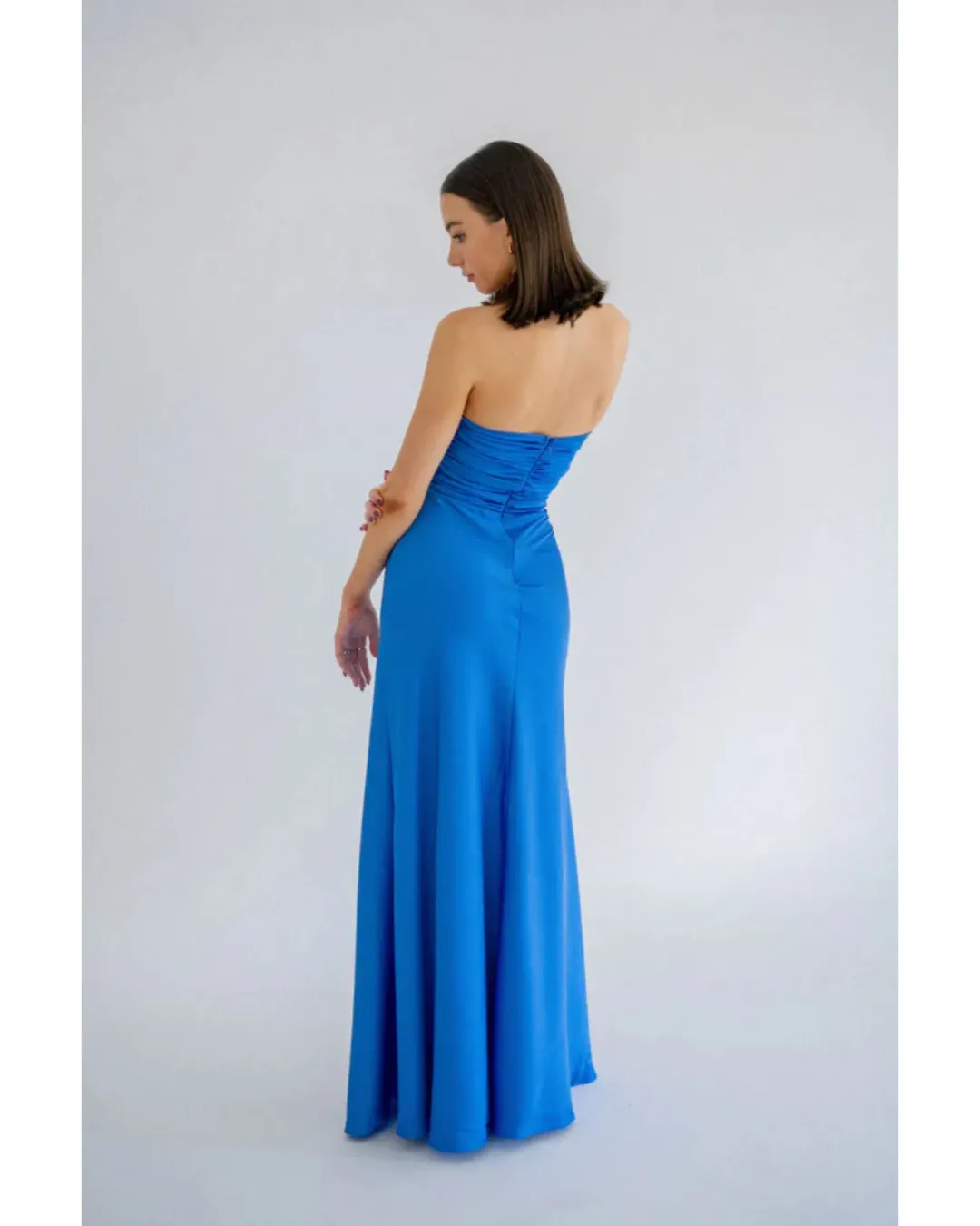 HNTR The Label Inka Gown Blue Size S / AU 8 for rent on The Volte - main image