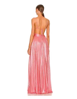 Retrofete Aglaia Dress Calypso Coral Pink Size S/ Au 6-8 for rent on The Volte - image 3