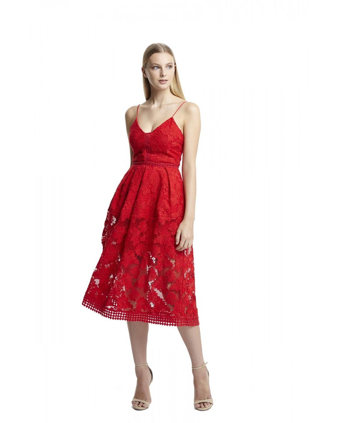 Nicholas Floral Lace Rouleau Ball Dress for rent on The Volte - main image