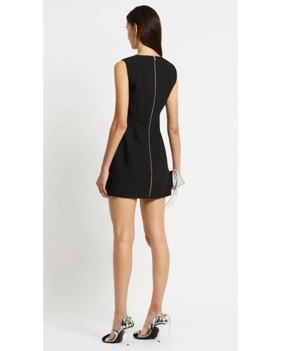 Sass & Bide Motion Mini Dress Black Size AU 8 for rent on The Volte - main image