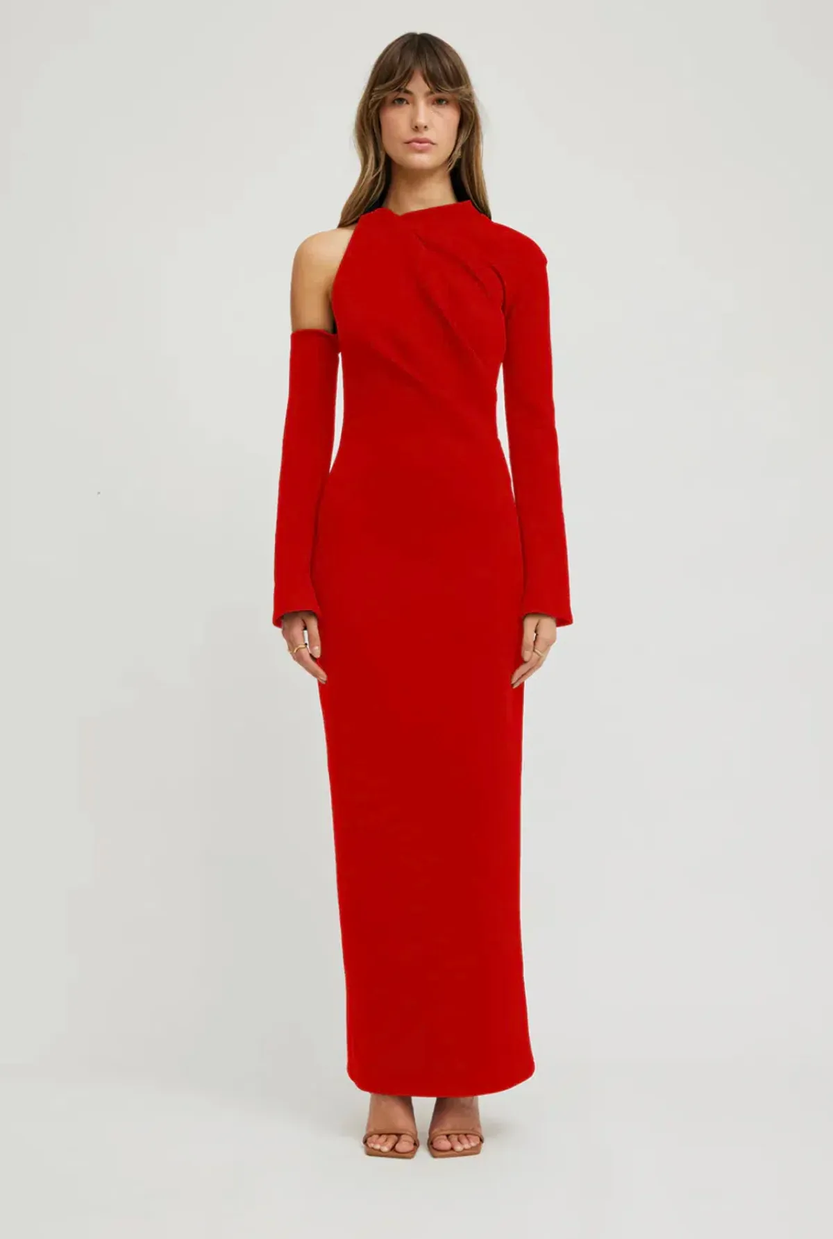 Tojhà Haniya Maxi Dress Red Size 8 for rent on The Volte - main image