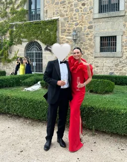 Rebecca Vallance | Chiara Gown | Red | Size 8 for rent on The Volte - image 2