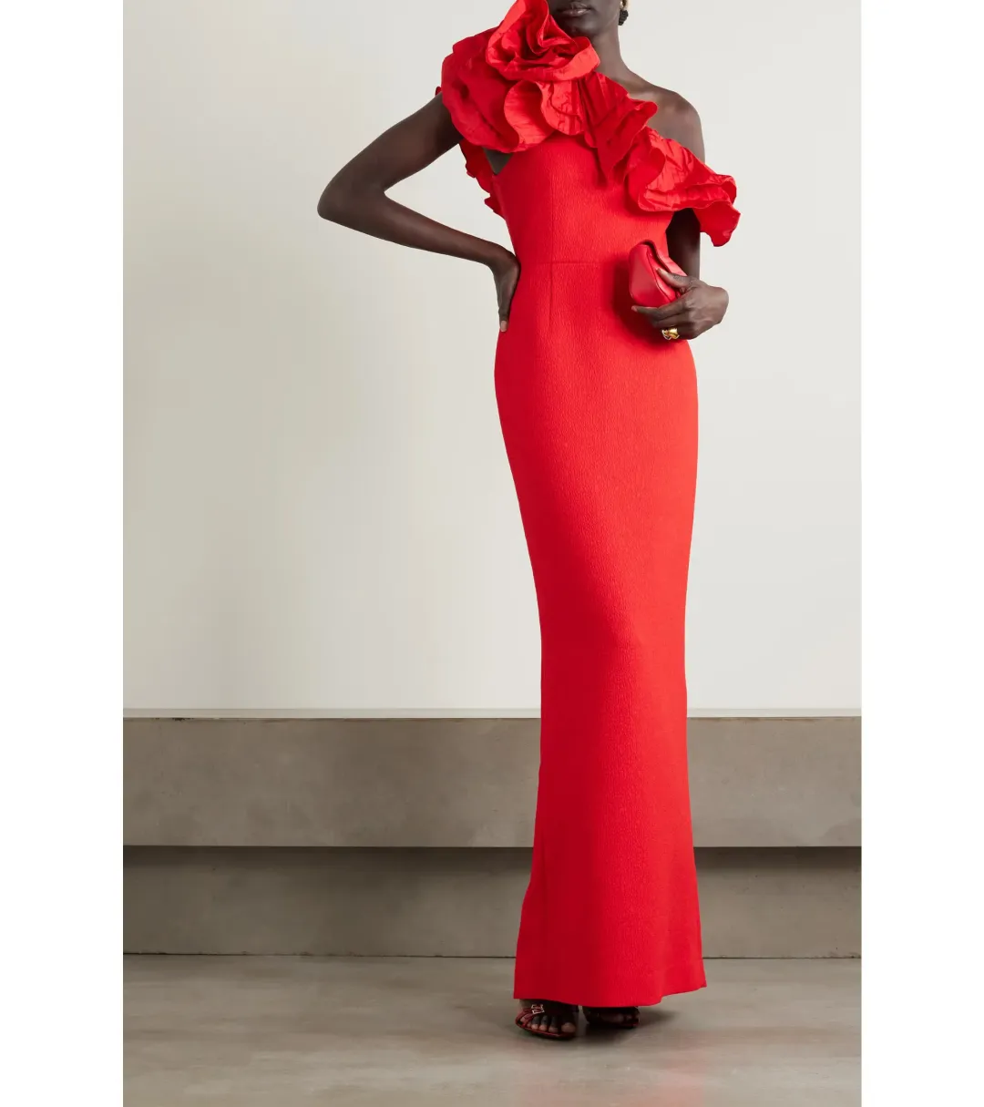 Rebecca Vallance | Chiara Gown | Red | Size 8 for rent on The Volte - main image