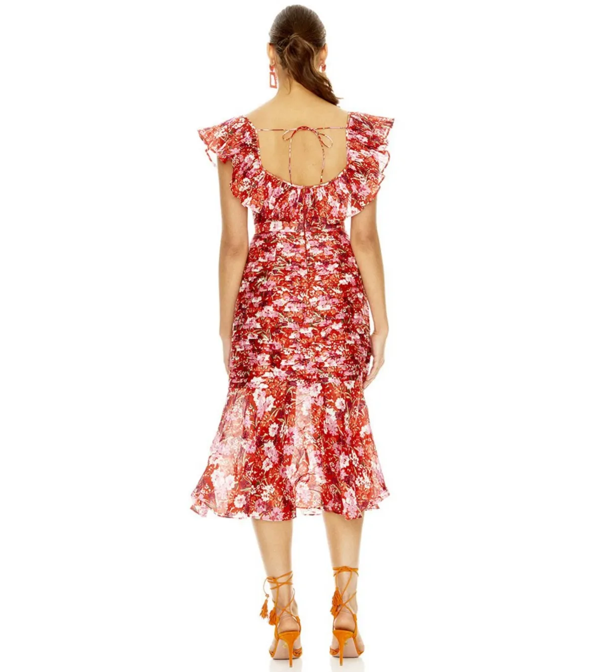 Talulah Cloud Nine Midi Dress Floral Size 6 - Image 2
