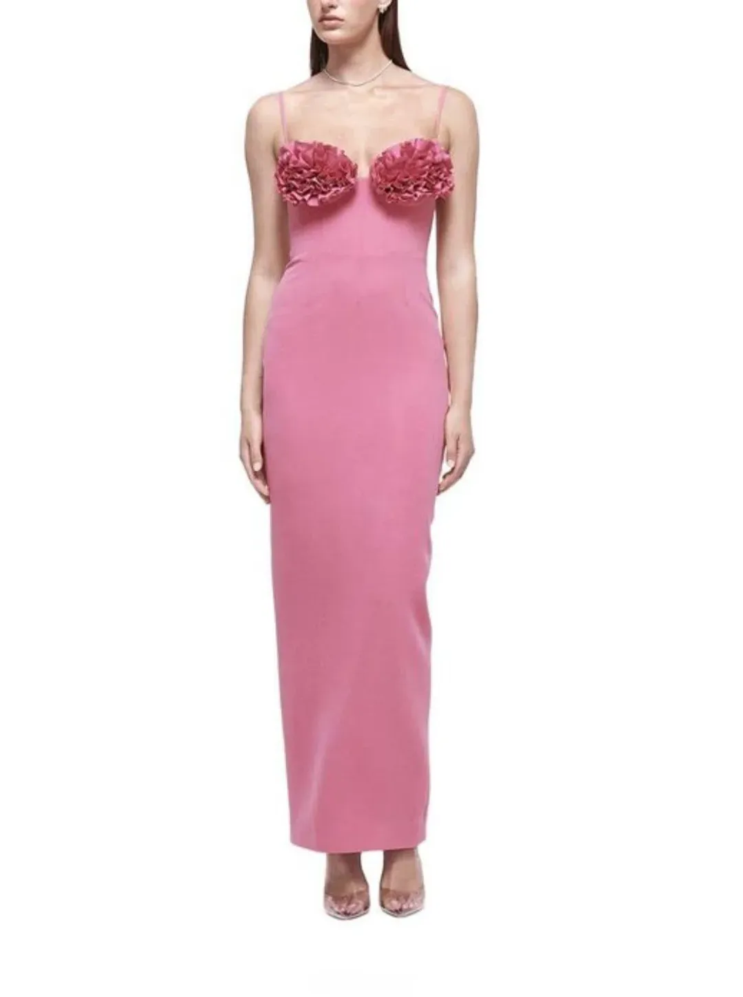 Rachel Gilbert Margot Gown Pink Size 3/AU12 for rent on The Volte - main image