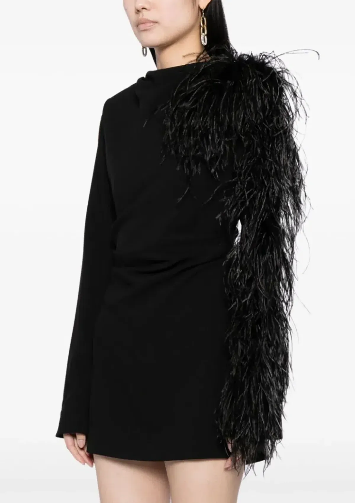 Rachel Gilbert Reina Mini Dress Black Size 3/AU12 - Image 2
