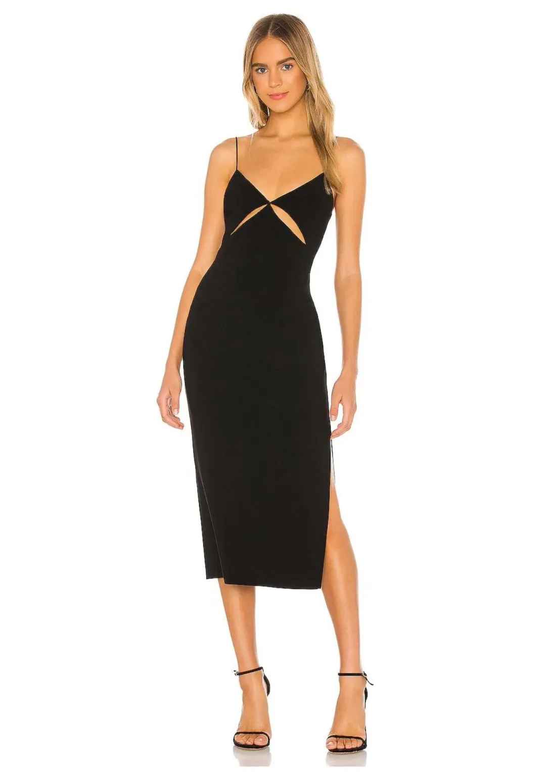 Bec & Bridge Emerald Avenue Midi Dress Black Size AU 6 for rent on The Volte - main image