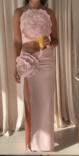 Lovers & Friends Artemis Gown in Light Pink Size XS / AU 6 for rent on The Volte - image 4
