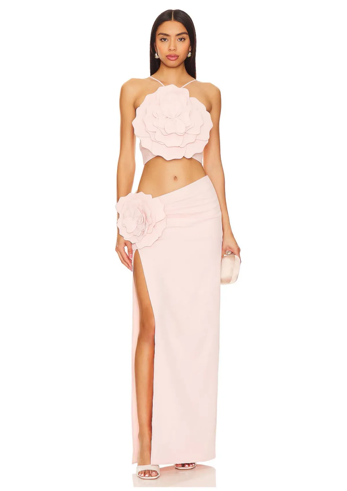 Lovers & Friends Artemis Gown in Light Pink Size XS / AU 6 for rent on The Volte - main image
