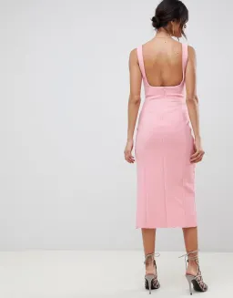 Bec & Bridge Hibiscus Islands Midi Dress Pink Size AU 8 for rent on The Volte - image 2