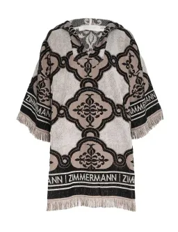 Zimmermann Clover Terry Towel Mini Dress in Cream Black Size 2 / AU 12 for rent on The Volte - image 5
