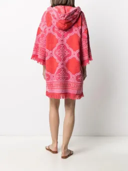 Zimmermann Poppy Fringed Terry Towel Mini Dress Red Pink Size 1 / AU 10 for rent on The Volte - image 3