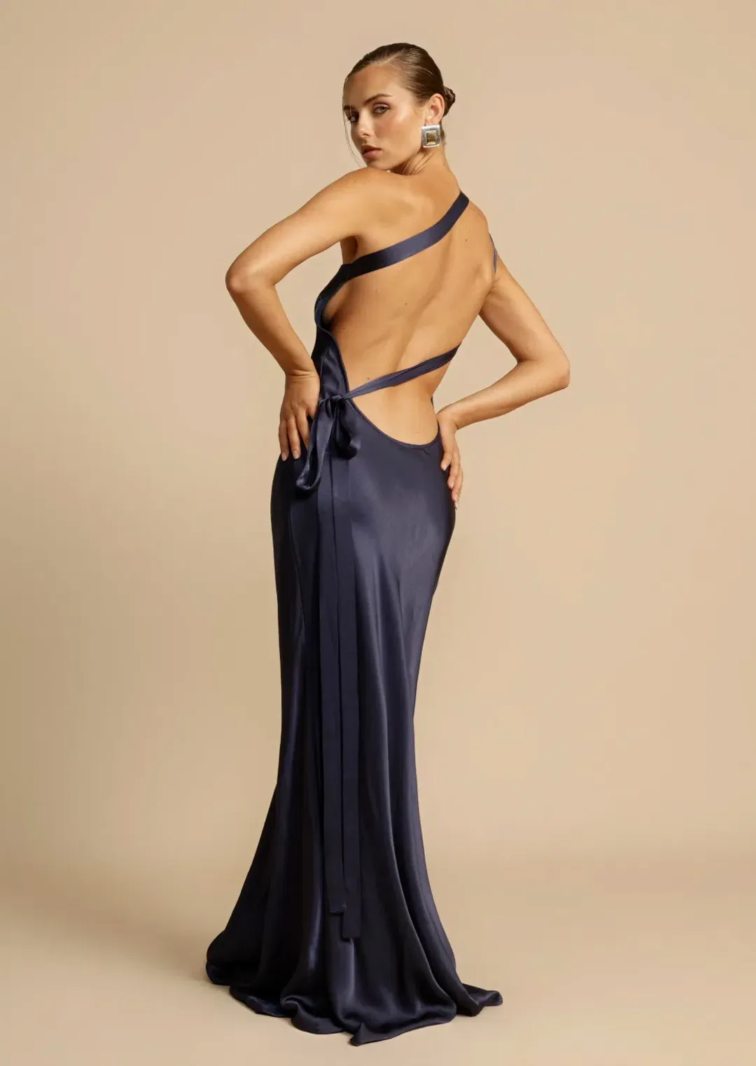 Arcina Ori Monique Dress in Navy Size XS (6) for rent on The Volte - main image