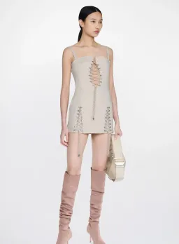 Dion Lee Hiking Laced Mini Dress for rent on The Volte - image 1