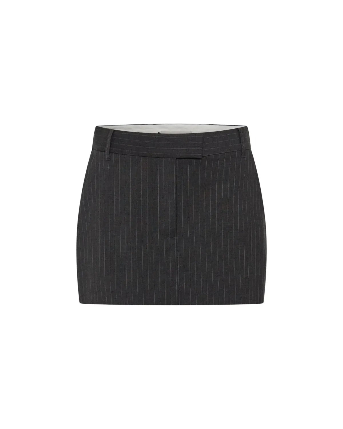 Camilla and Marc Brancusi Blazer and Mini Skirt Set Charcoal Pinstripe Size AU 10 - Image 5
