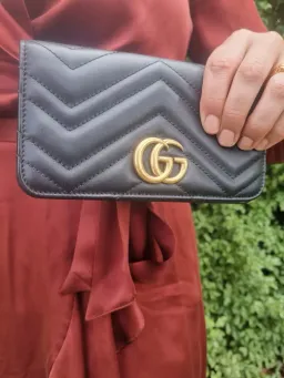 Gucci Calfskin Matelasse Mini Bag Black for rent on The Volte - image 3