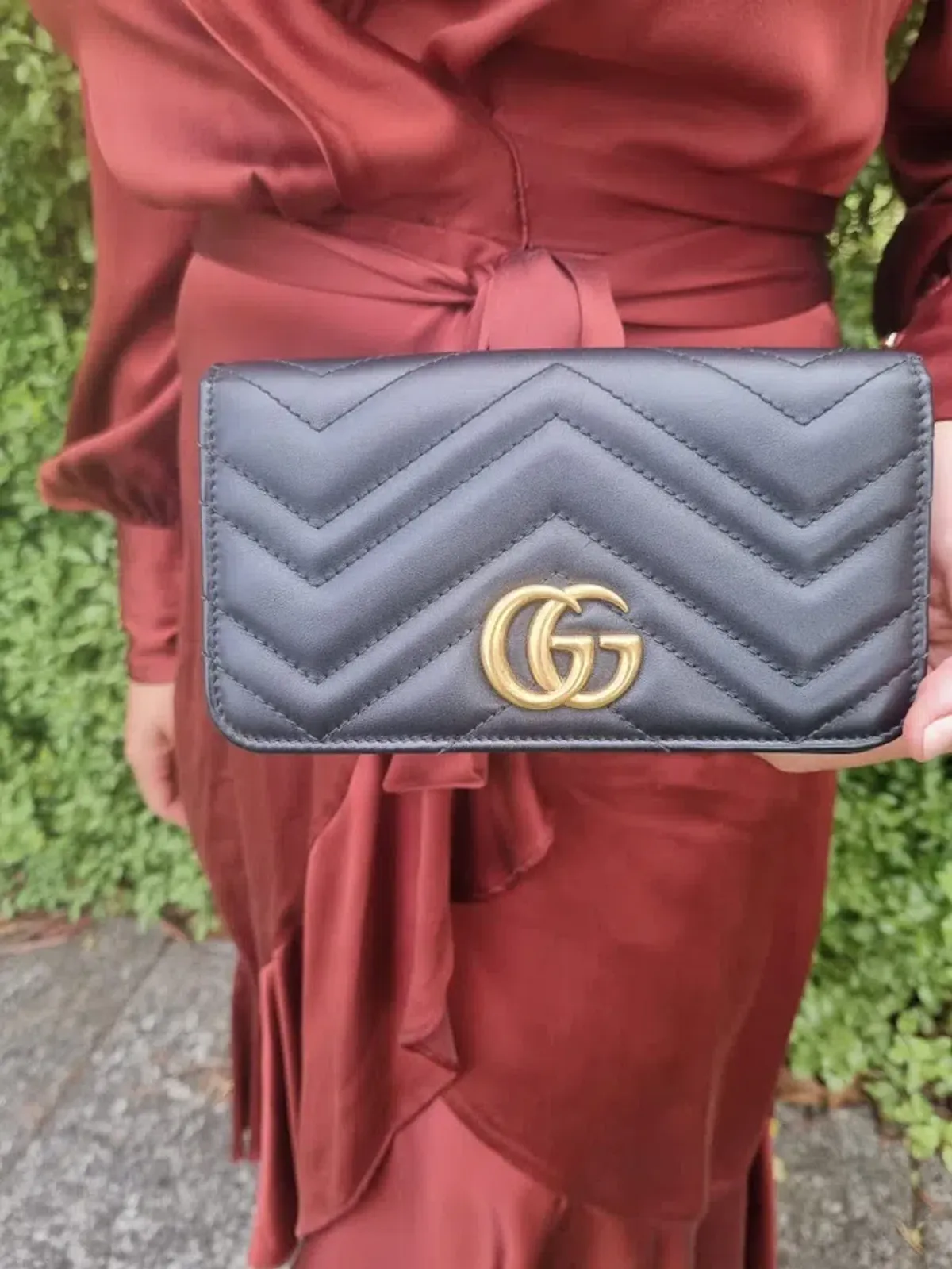 Gucci Calfskin Matelasse Mini Bag Black - Image 4