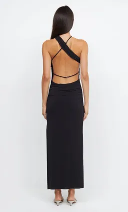 Bec & Bridge Montana Cross Over Midi Dress Black Size 8 for rent on The Volte - image 3