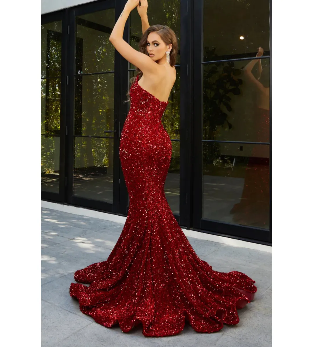 Portia And Scarlett PS21208 Red Size 6 for rent on The Volte - main image