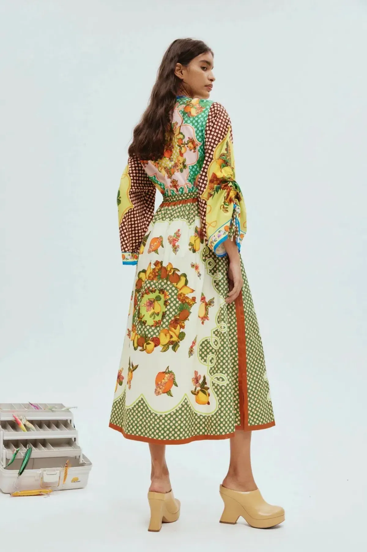 Alemais Lemonis Shirtdress Print Multi Size 10 - Image 3