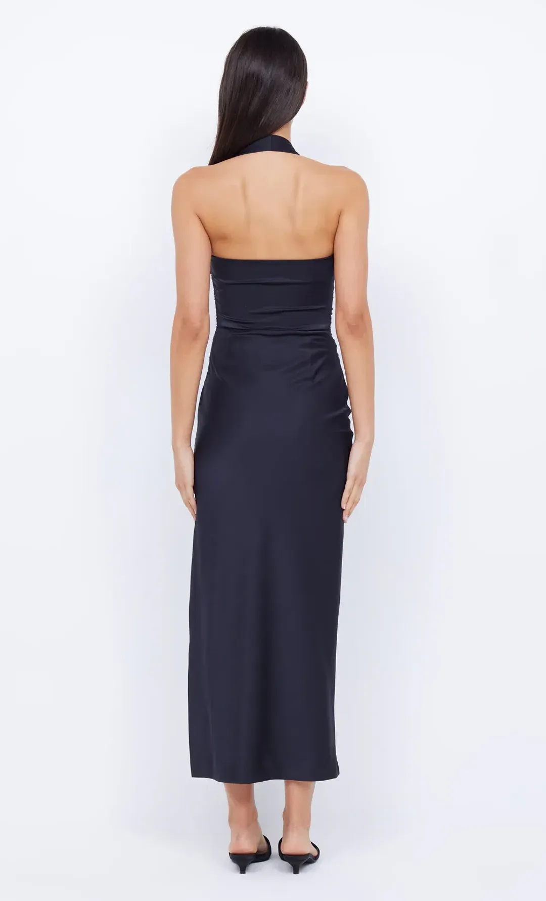 Bec & Bridge Ula Asym Maxi Dress Black Size 8 for rent on The Volte - main image