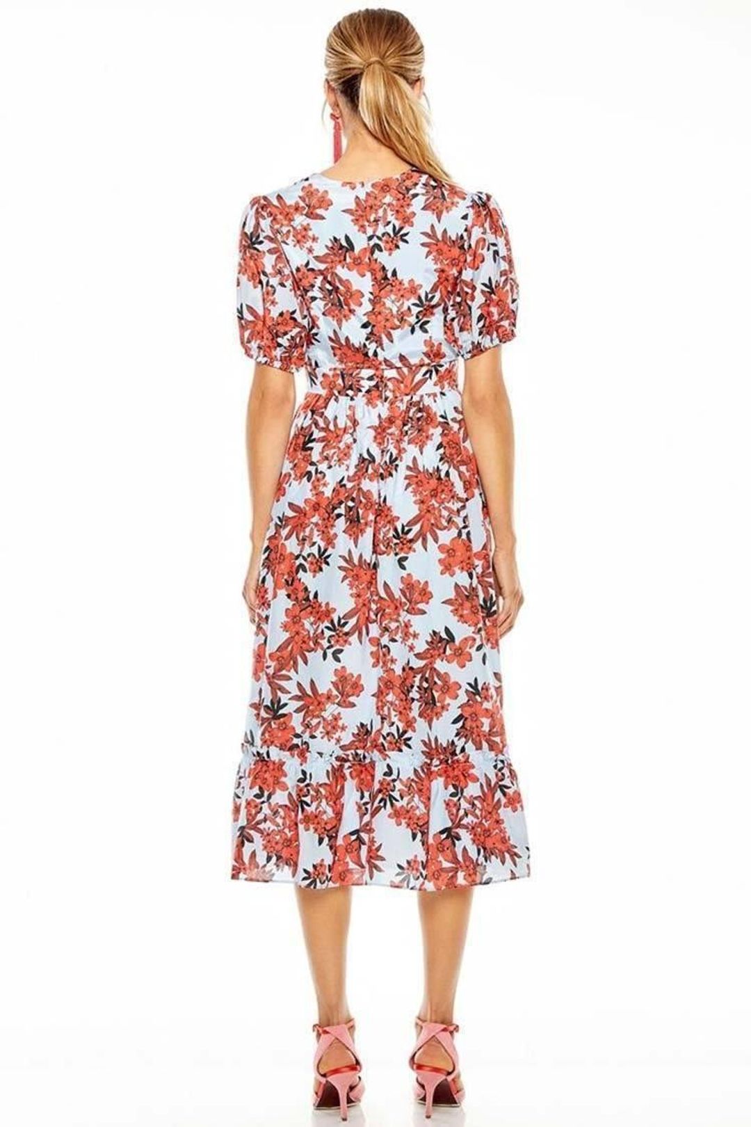 Talulah Red Sea Midi Dress 10 for rent on The Volte - main image