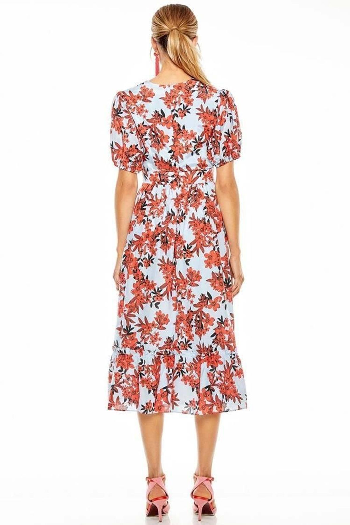 Talulah Red Sea Midi Dress 10 - Image 3