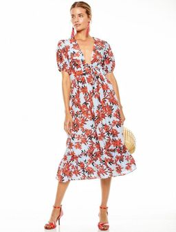 Talulah Red Sea Midi Dress 10 for rent on The Volte - image 4