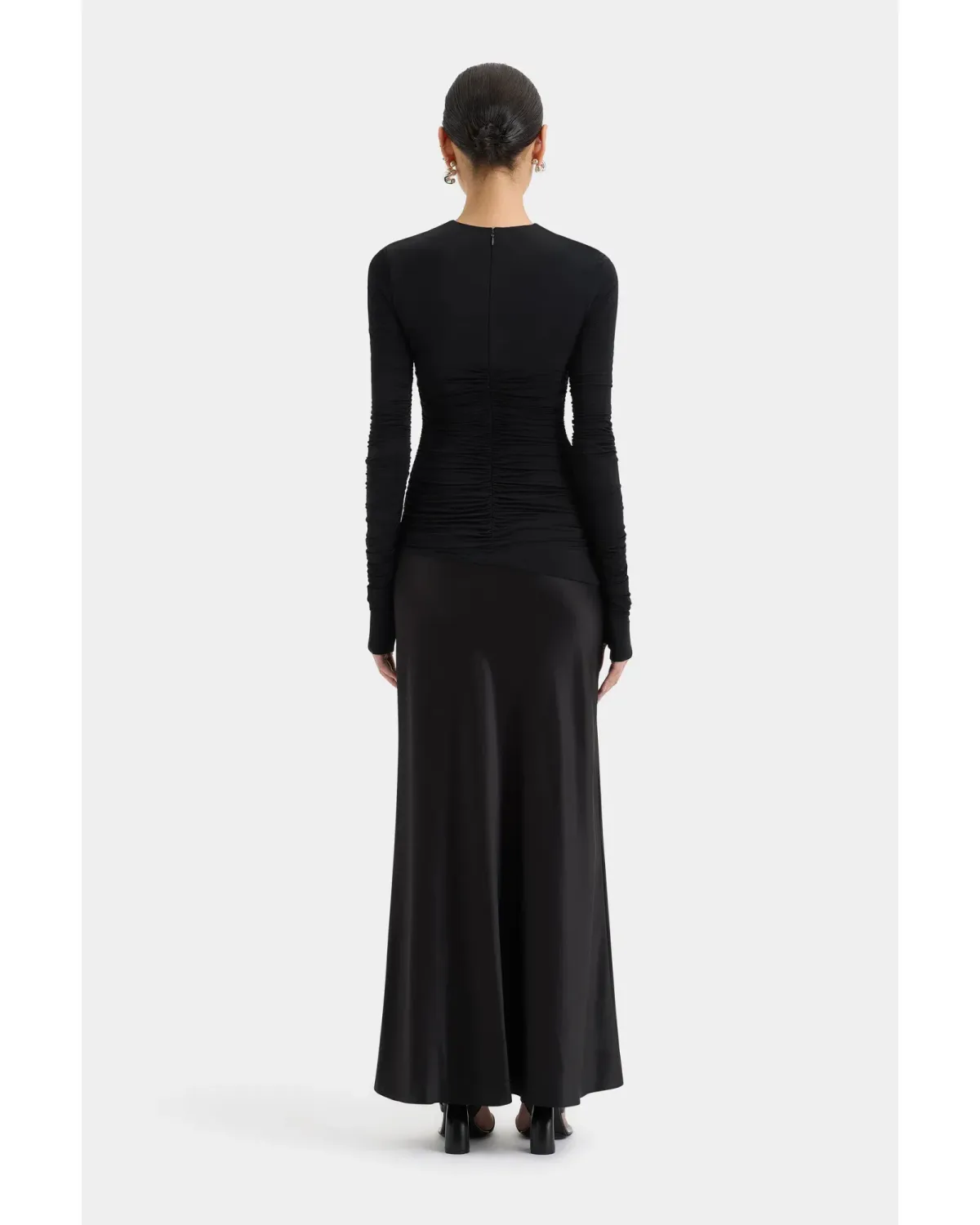 Sir the Label Alessia Draped Gown Black Size 2 / AU 10 - Image 3