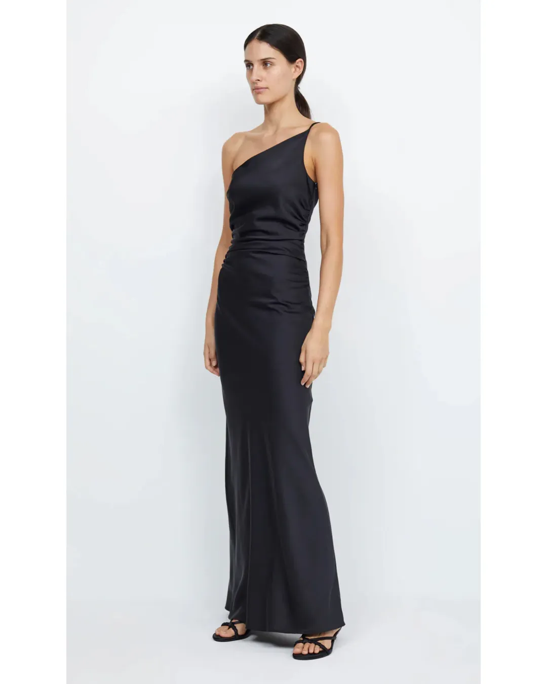 Bec & Bridge Eternity Asym Maxi Dress Black Size AU 12 for rent on The Volte - main image