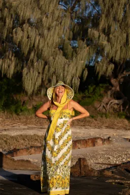 Alemais Gisela Day Dress Floral Size AU 16 for rent on The Volte - image 4