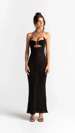 Arcina Ori Cindy Dress Black Size 6 for rent on The Volte - image 1