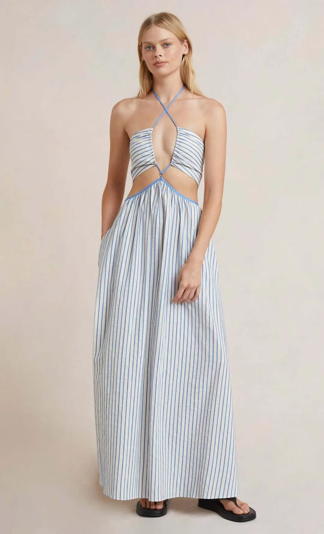 Bec & Bridge Lucia Cut Out Dress Print Size 10 for rent on The Volte - main image