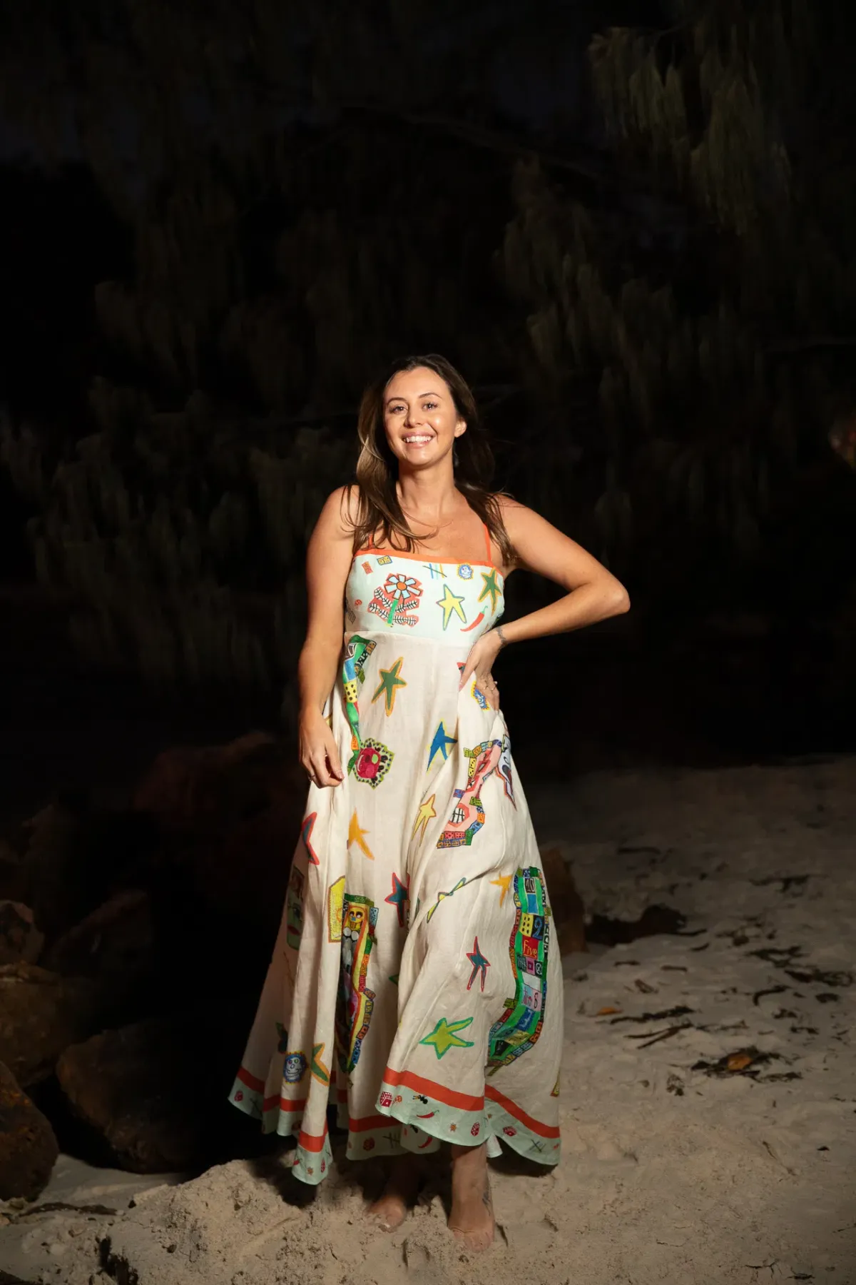 Alemais Players Midi Sundress Print Size 16 - Image 5