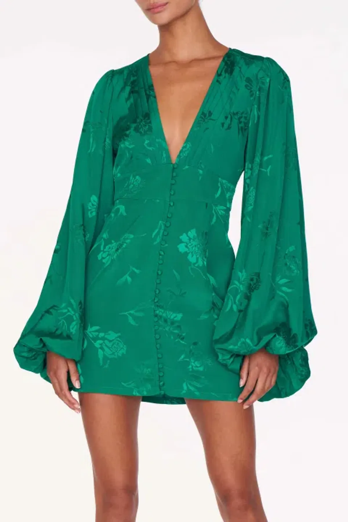Rat & Boa Isabella Dress Green Size 8 for rent on The Volte - main image