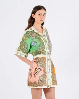 Alemais Trippy Troppo Mini Dress Multi Size AU 16 for rent on The Volte - image 3
